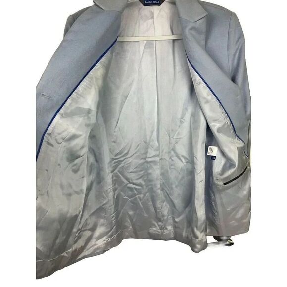 Austin Reed Angora Wool Blazer Light Blue Women’s Size 12 - Picture 8 of 12